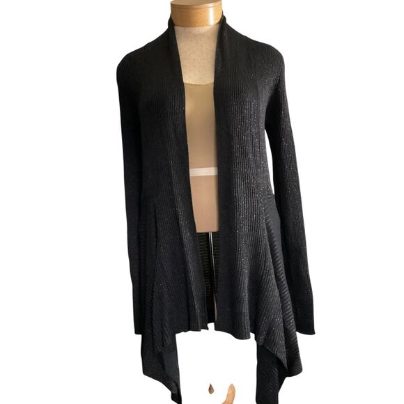belldini Womens Dark Gray Large Sweater Horizontal bottom striped design - Picture 1 of 15